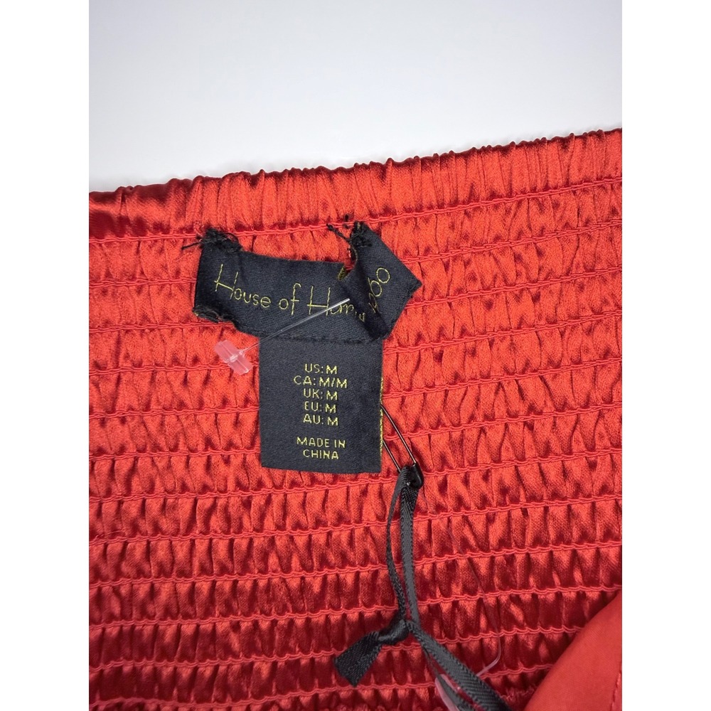 House of Harlow 1960 Red Satin Crop Cami Top Size M NWT - Picture 10 of 10